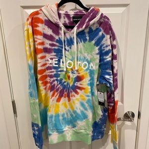 Peloton Tie Dye Spiritual Gangster hoodie M
